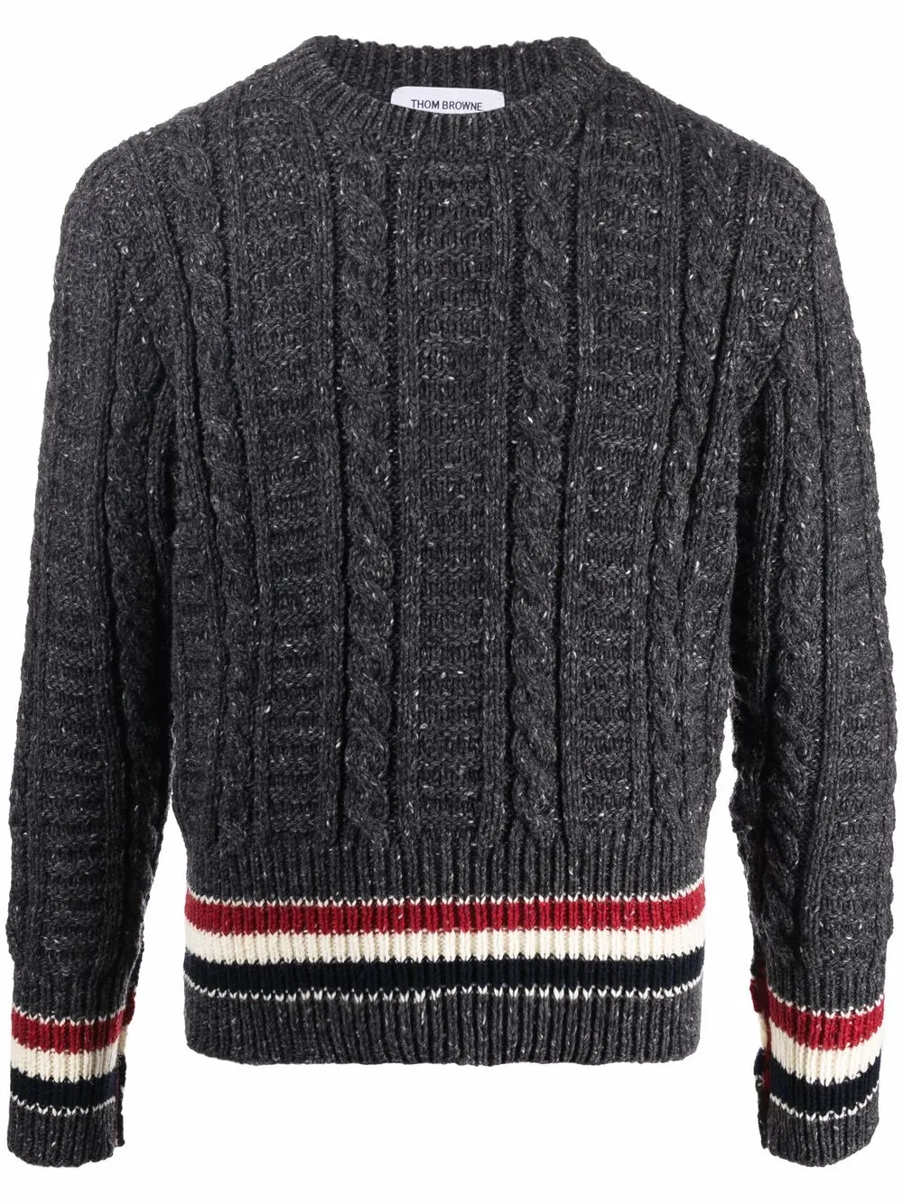 

Thom Browne cable-knit jumper - Grey