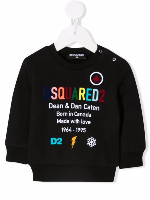 DSQUARED2 KIDS Moletom com estampa de logo