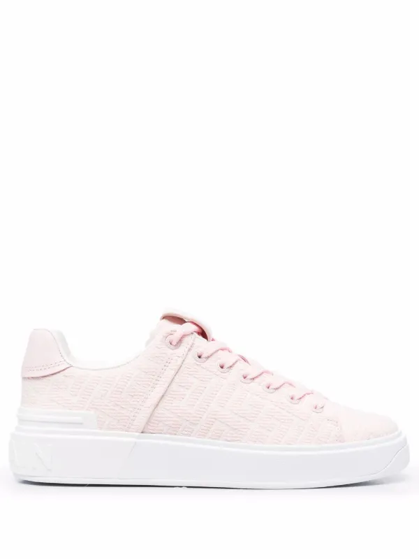 pink balmain sneakers