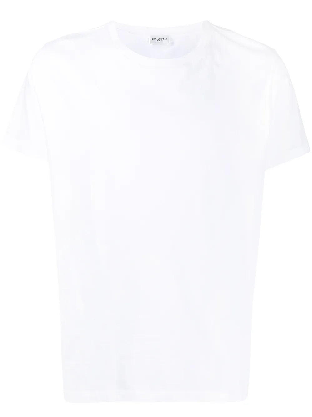 Click to view more detailed imagery on our partner's website Saint Laurent Short-sleeve Cotton T-shirt In White