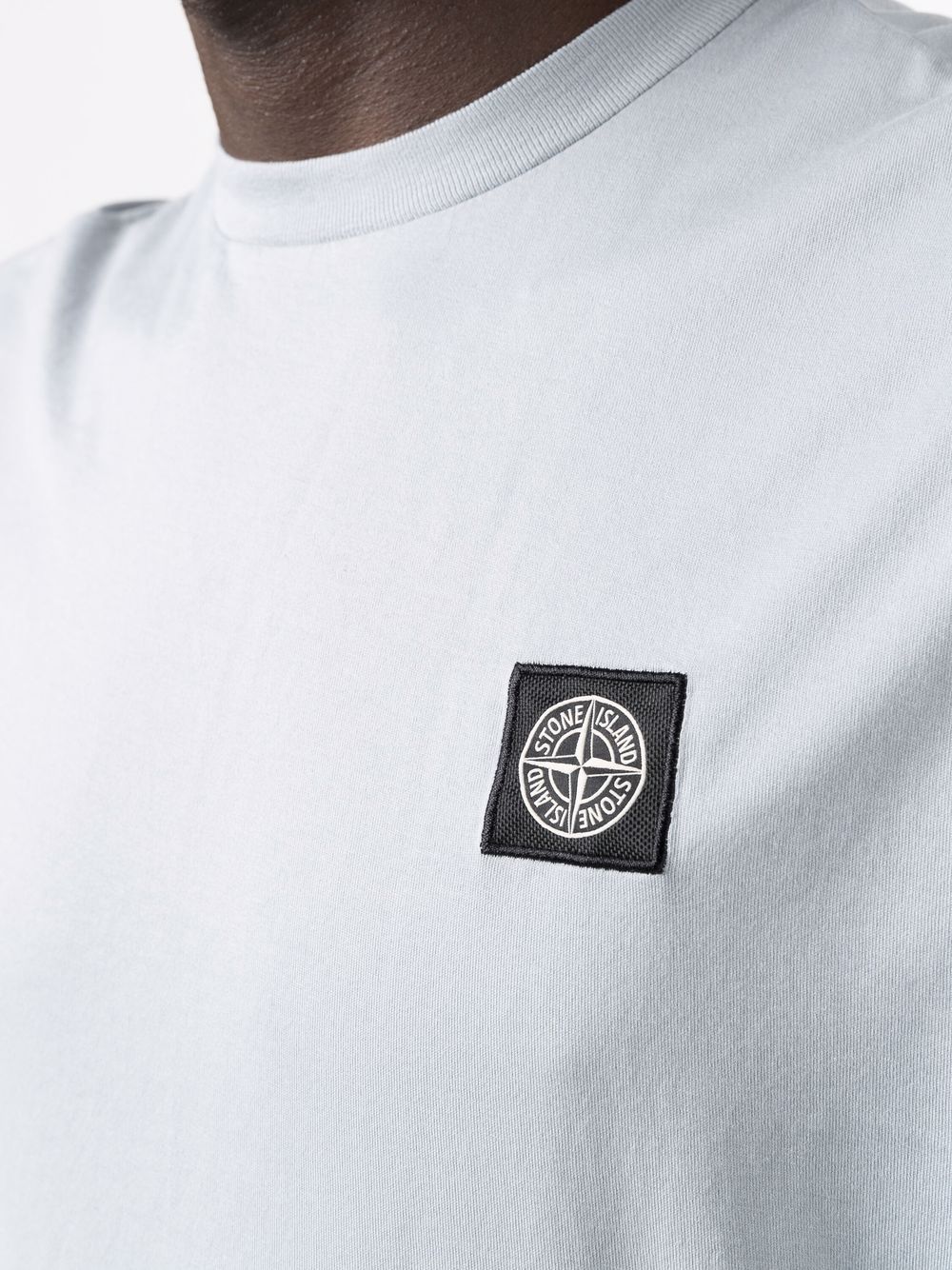 фото Stone island топ с длинными рукавами и нашивкой-логотипом