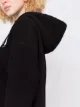 Valentino logo-print lace insert hoodie