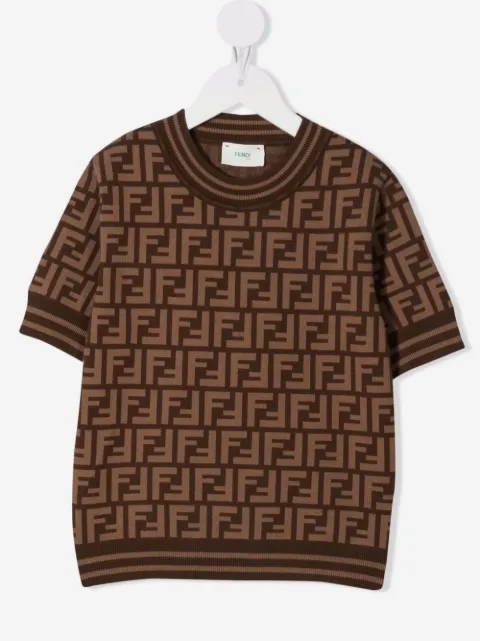 Fendi Kids crew-neck T-shirt