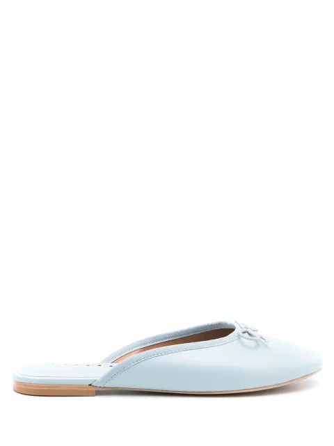 Sarah Chofakian leather Sarita mules