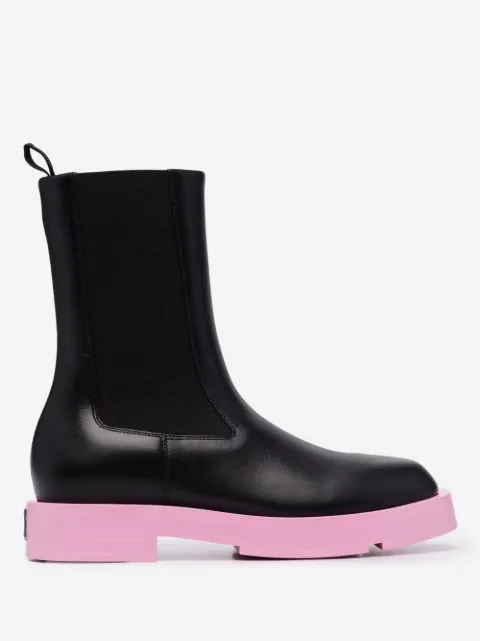 Givenchy colourblock leather Chelsea boots