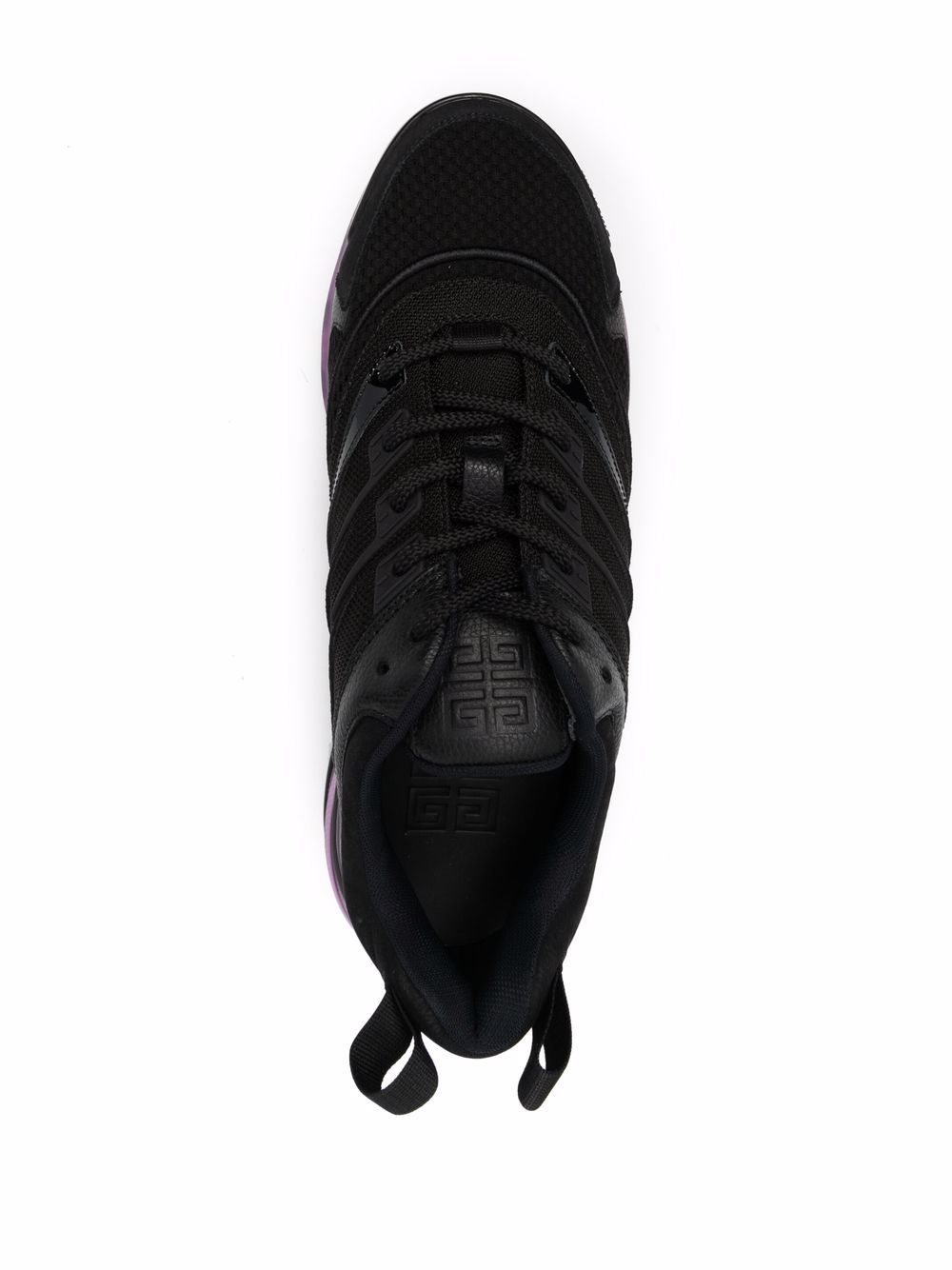 Shop Givenchy Low-top Leather Sneakers In Schwarz