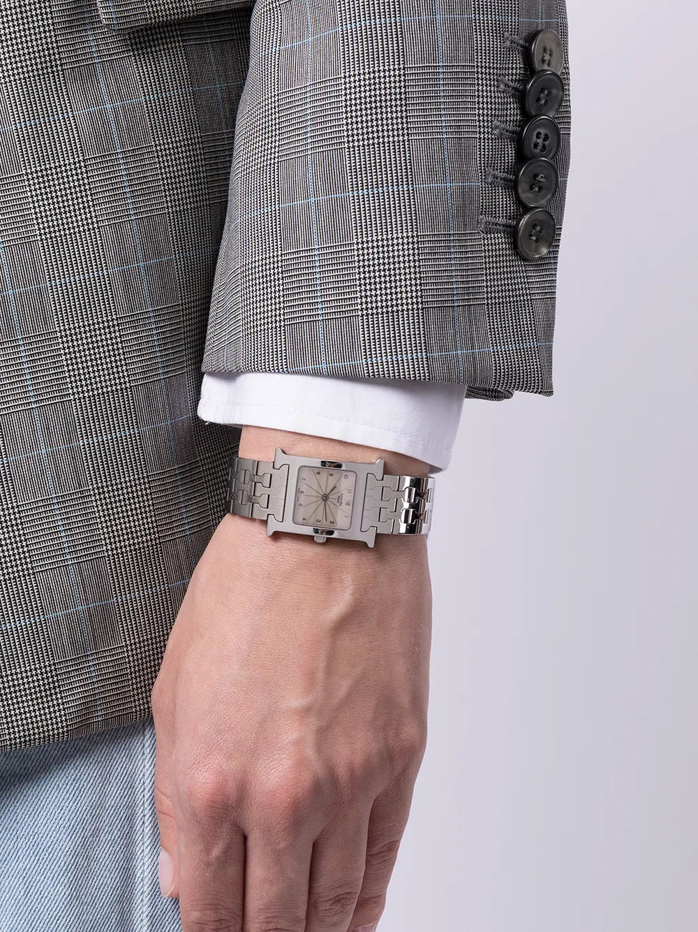 фото Hermès наручные часы heure h pre-owned 21 мм
