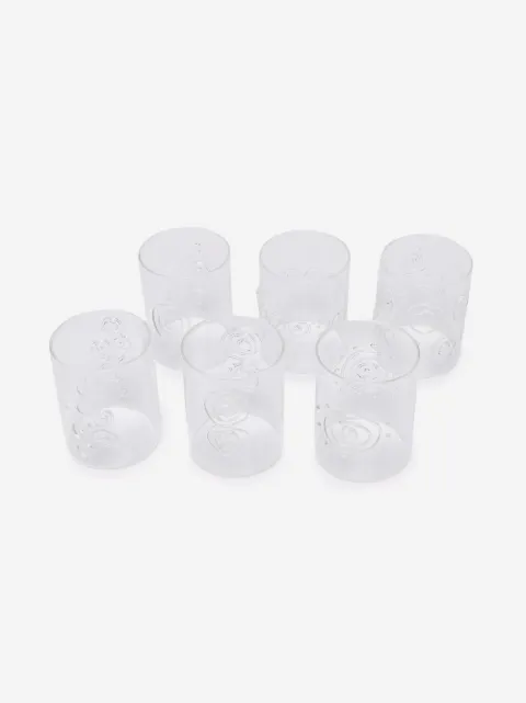 10 CORSO COMO swirl-detail set of 6 glasses