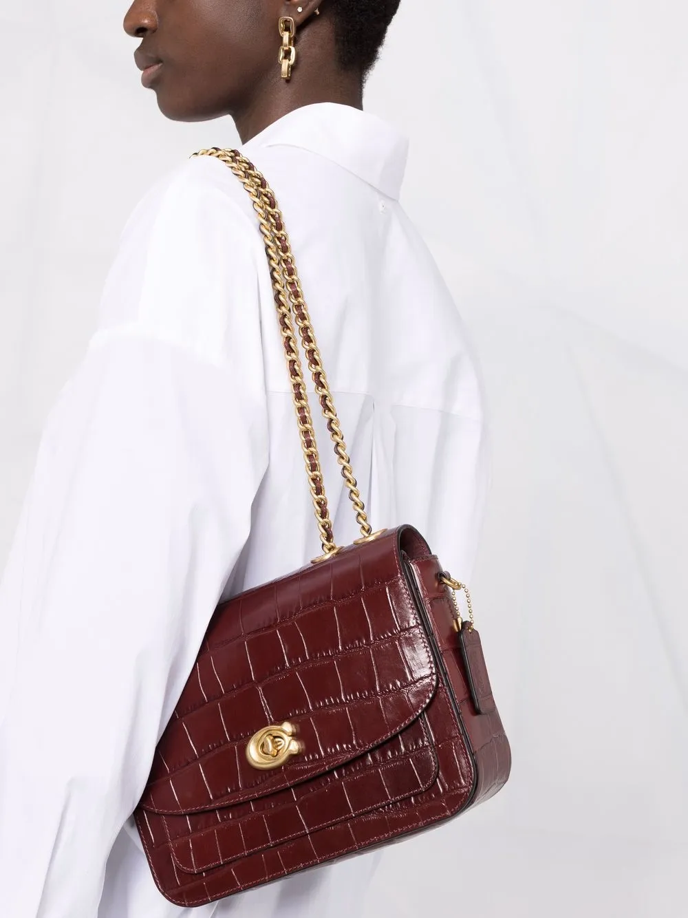 coach madison quilted bolsa