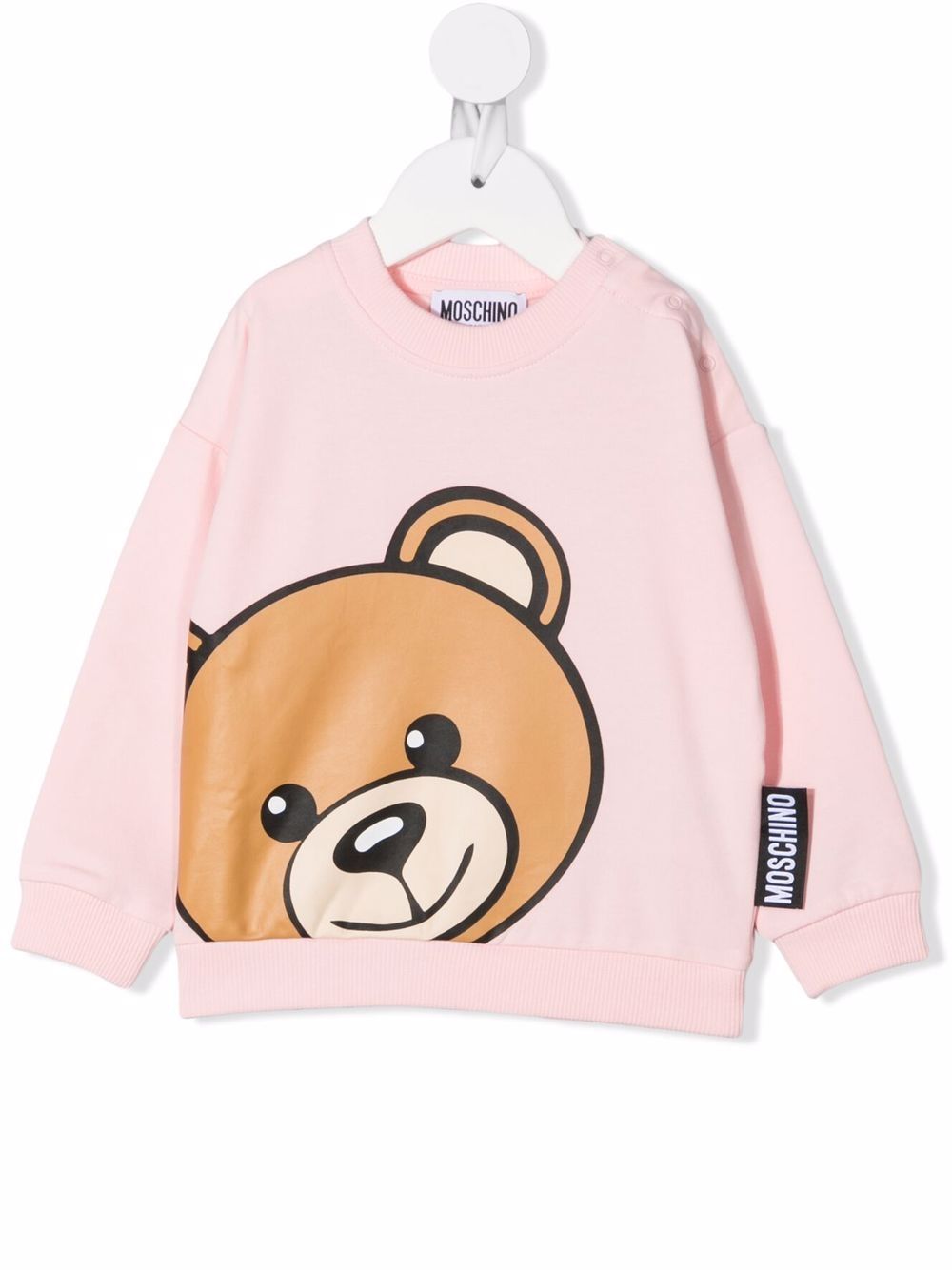 фото Moschino kids толстовка teddy bear и круглым вырезом