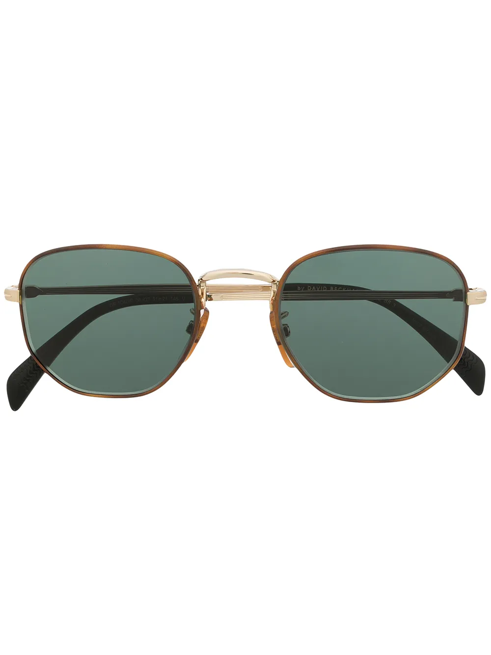 

Eyewear by David Beckham green-tinted oval sunglasses - Brown