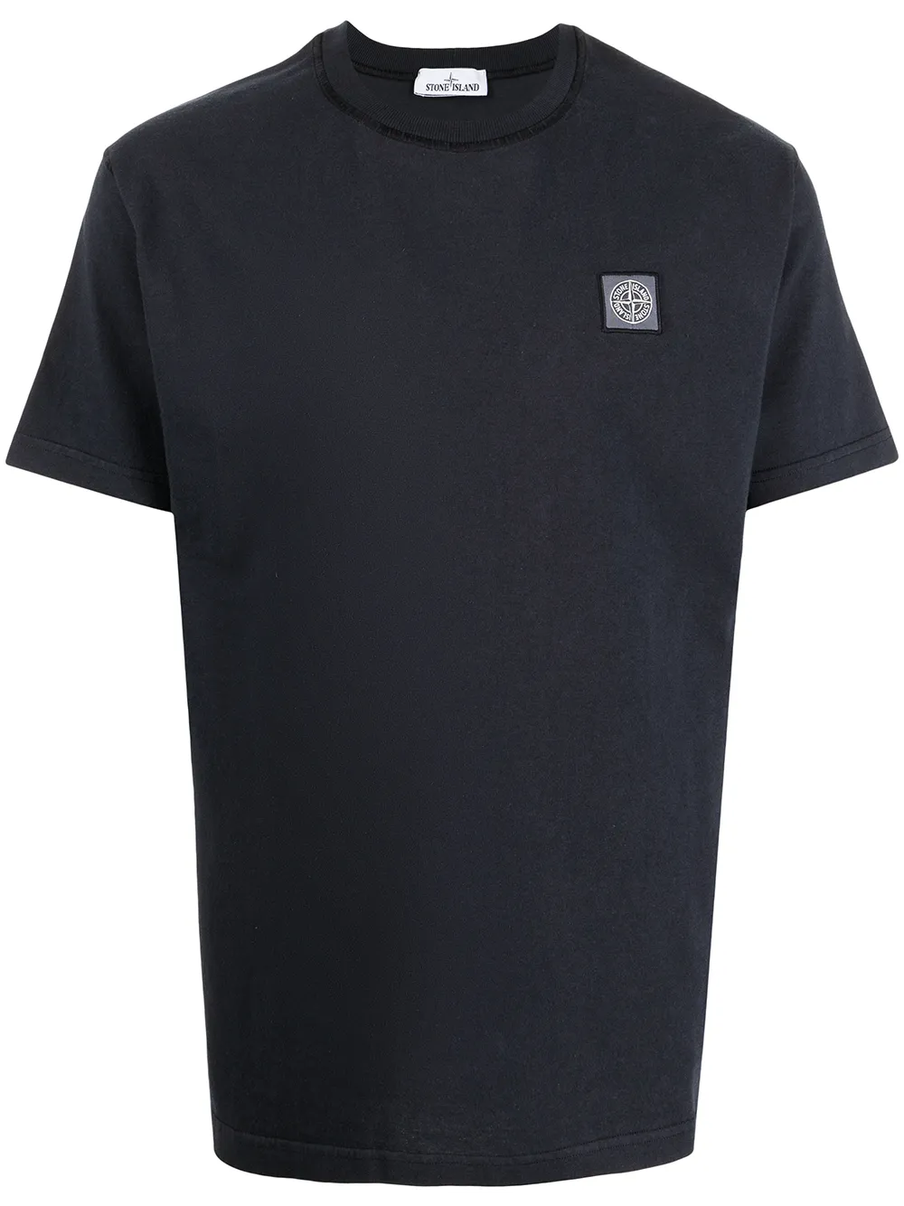 

Stone Island logo-appliqué T-shirt - Blue