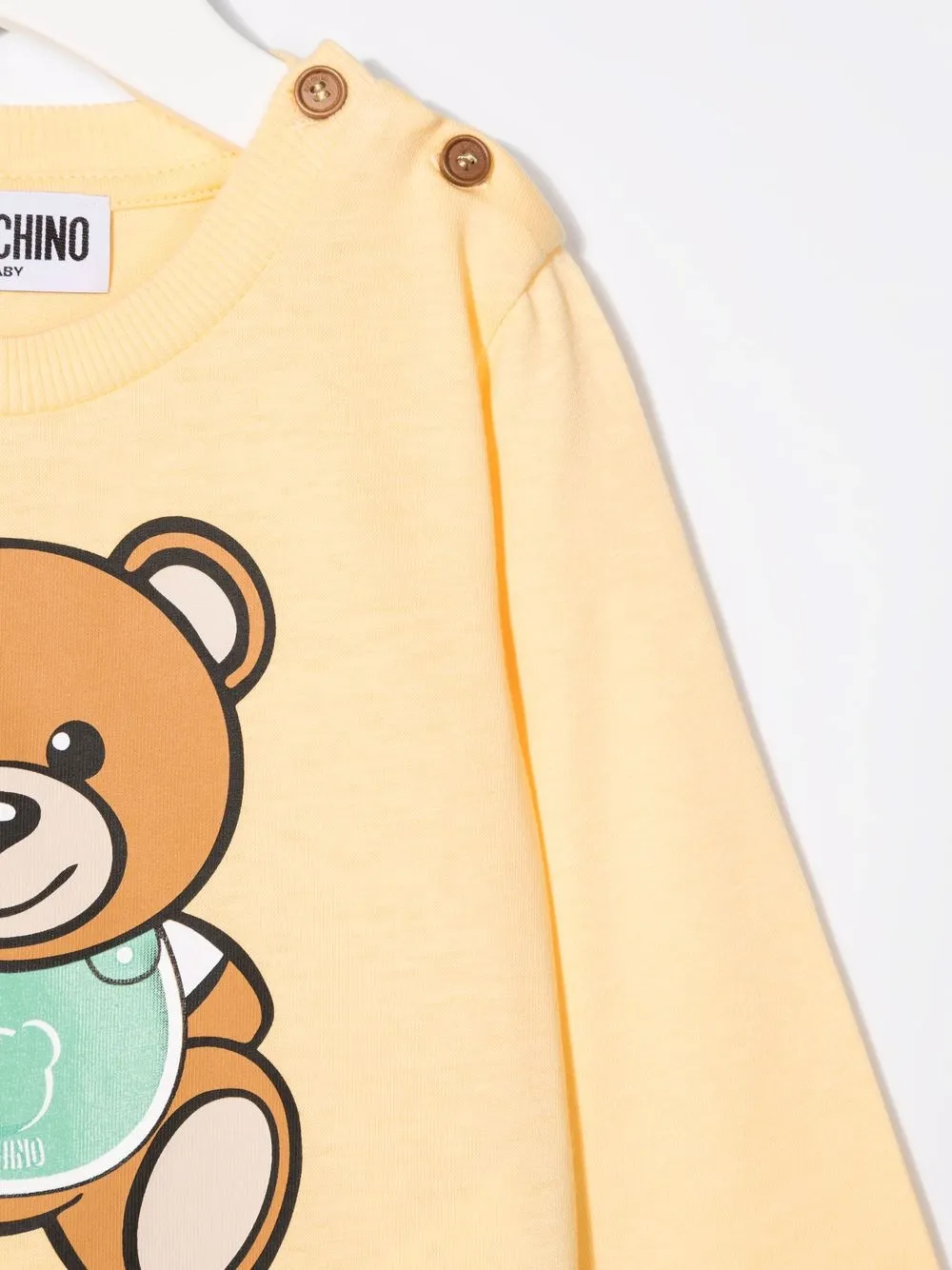 фото Moschino kids топ teddy bear с длинными рукавами