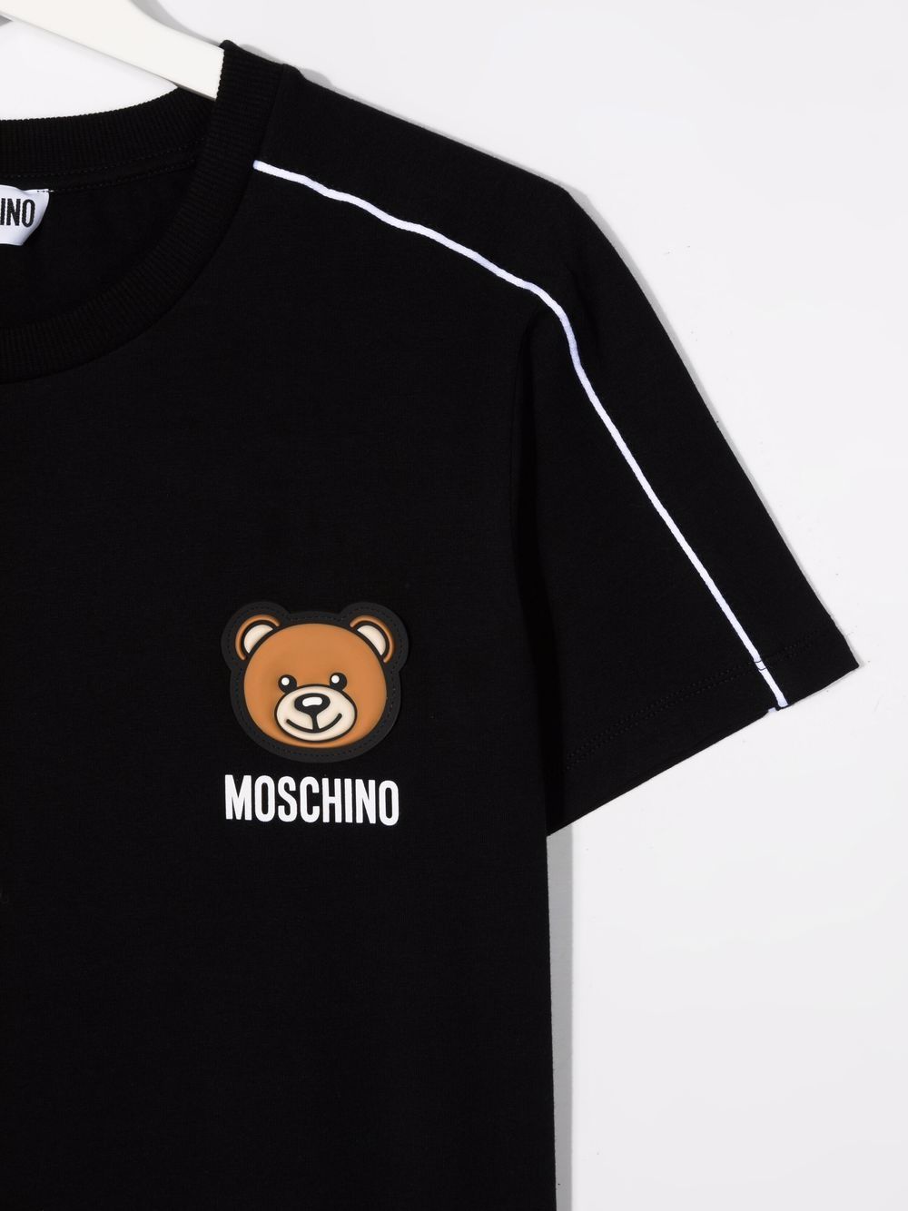 фото Moschino kids футболка с нашивкой teddy