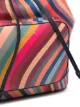 PAUL SMITH striped leather backpack