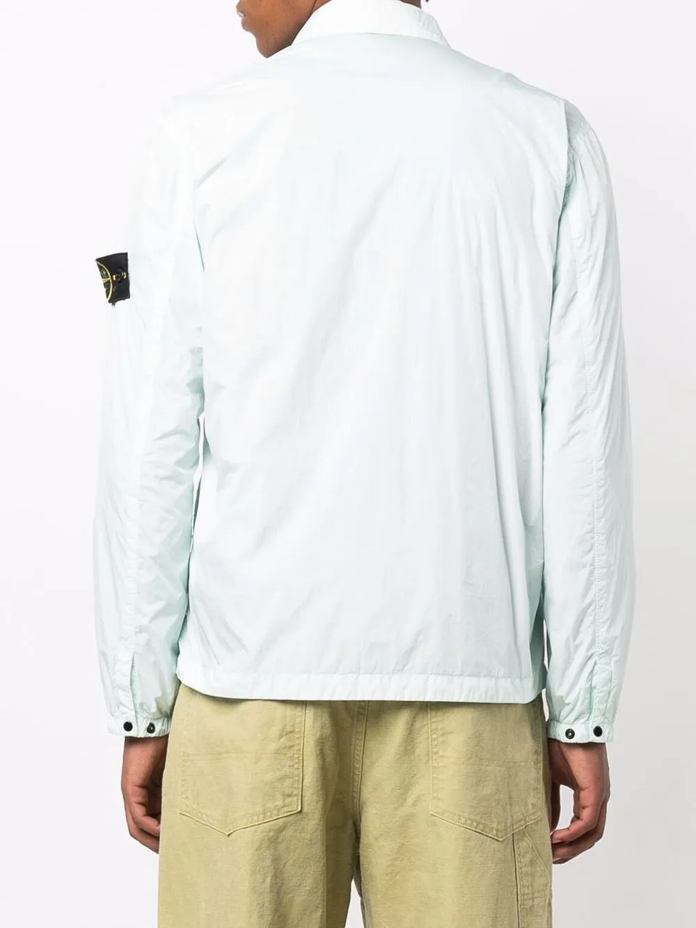 фото Stone island куртка на молнии с нашивкой-логотипом