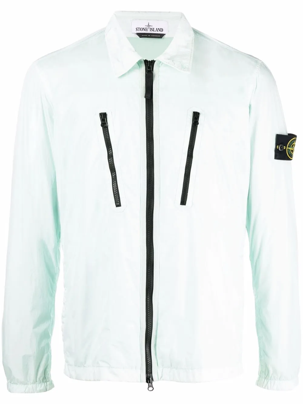 фото Stone island куртка на молнии с нашивкой-логотипом