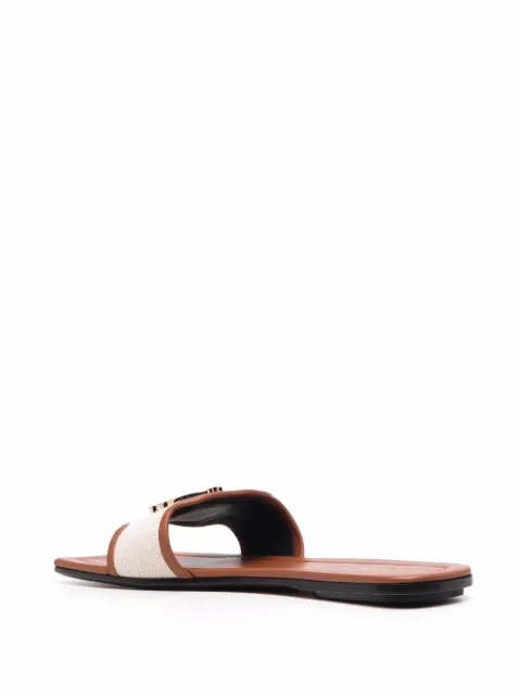 Lanvin Daughter' Leather Slides - Farfetch