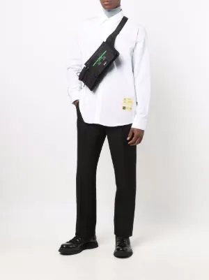 mens crossbody bolsa off white