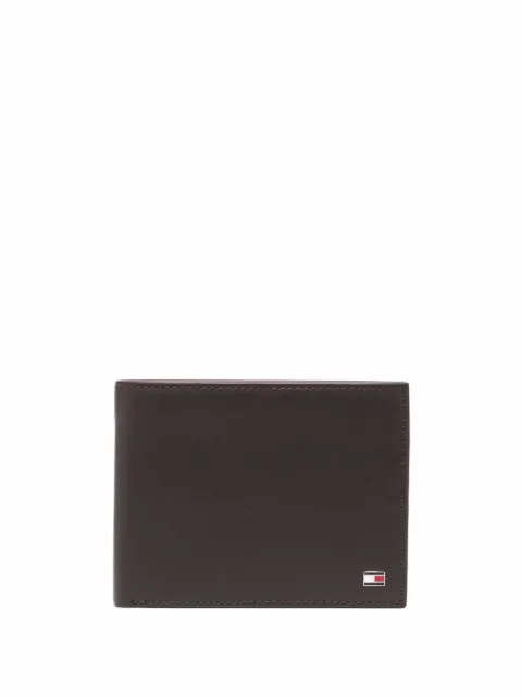 Tommy Hilfiger logo-patch leather wallet
