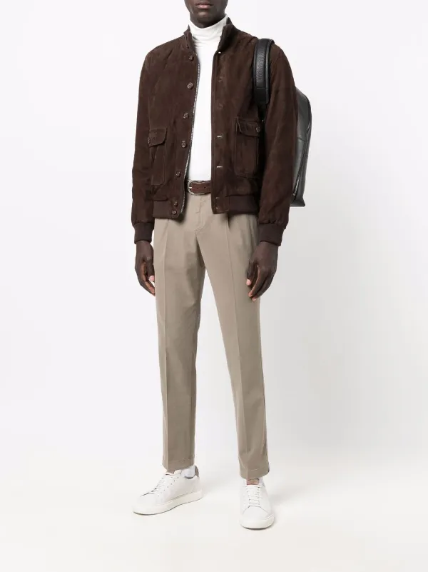 Valstar Buttoned Leather Jacket | Brown | FARFETCH