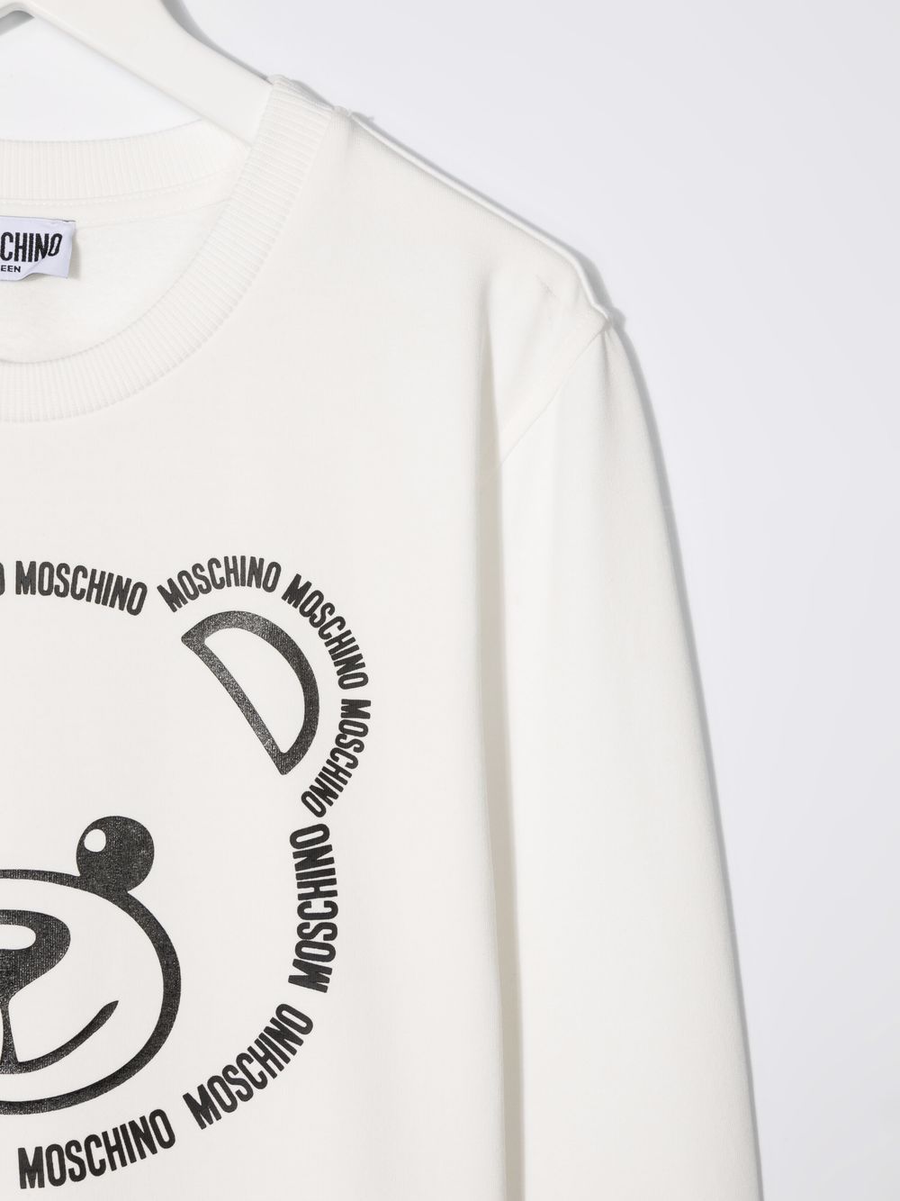 фото Moschino kids толстовка с принтом teddy bear