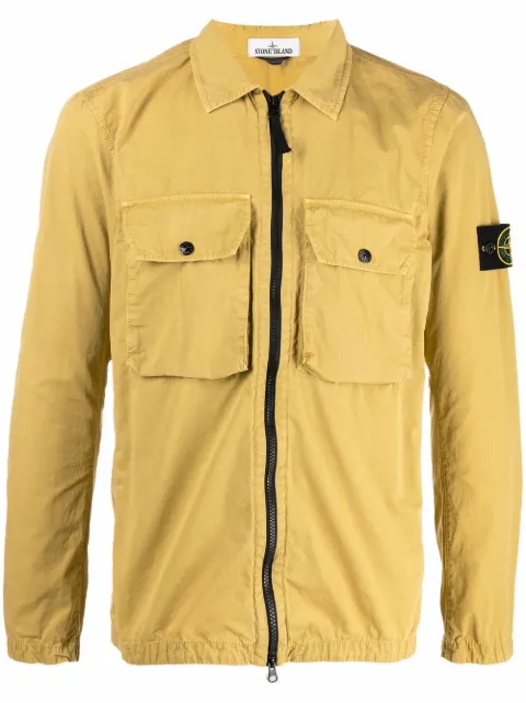 stone island overshirt mustard