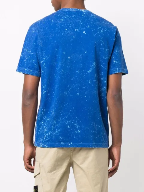 stone island paint splatter t shirt