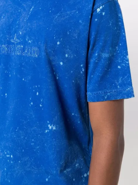 stone island paint splatter t shirt