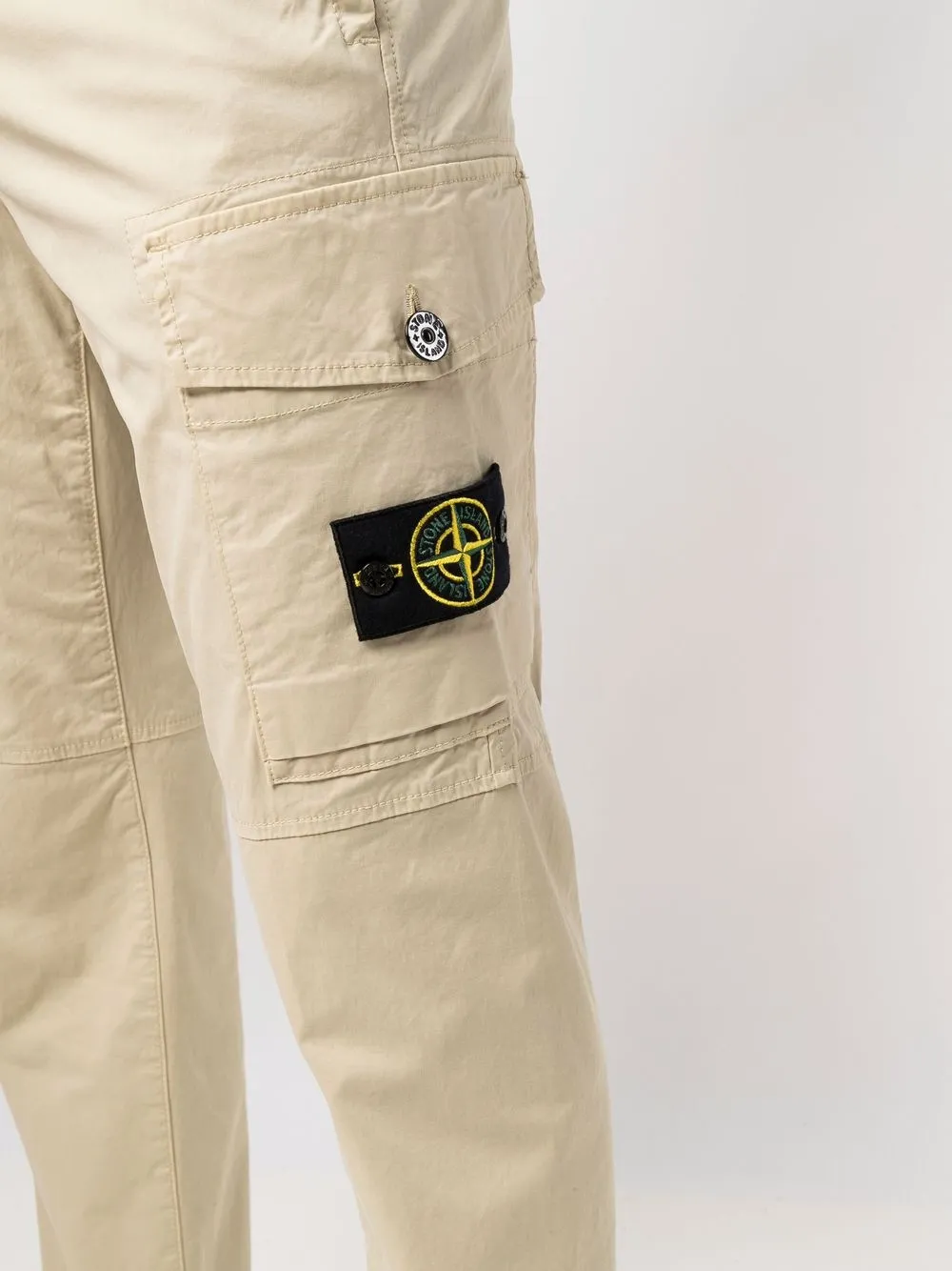 фото Stone island брюки карго с нашивкой-логотипом