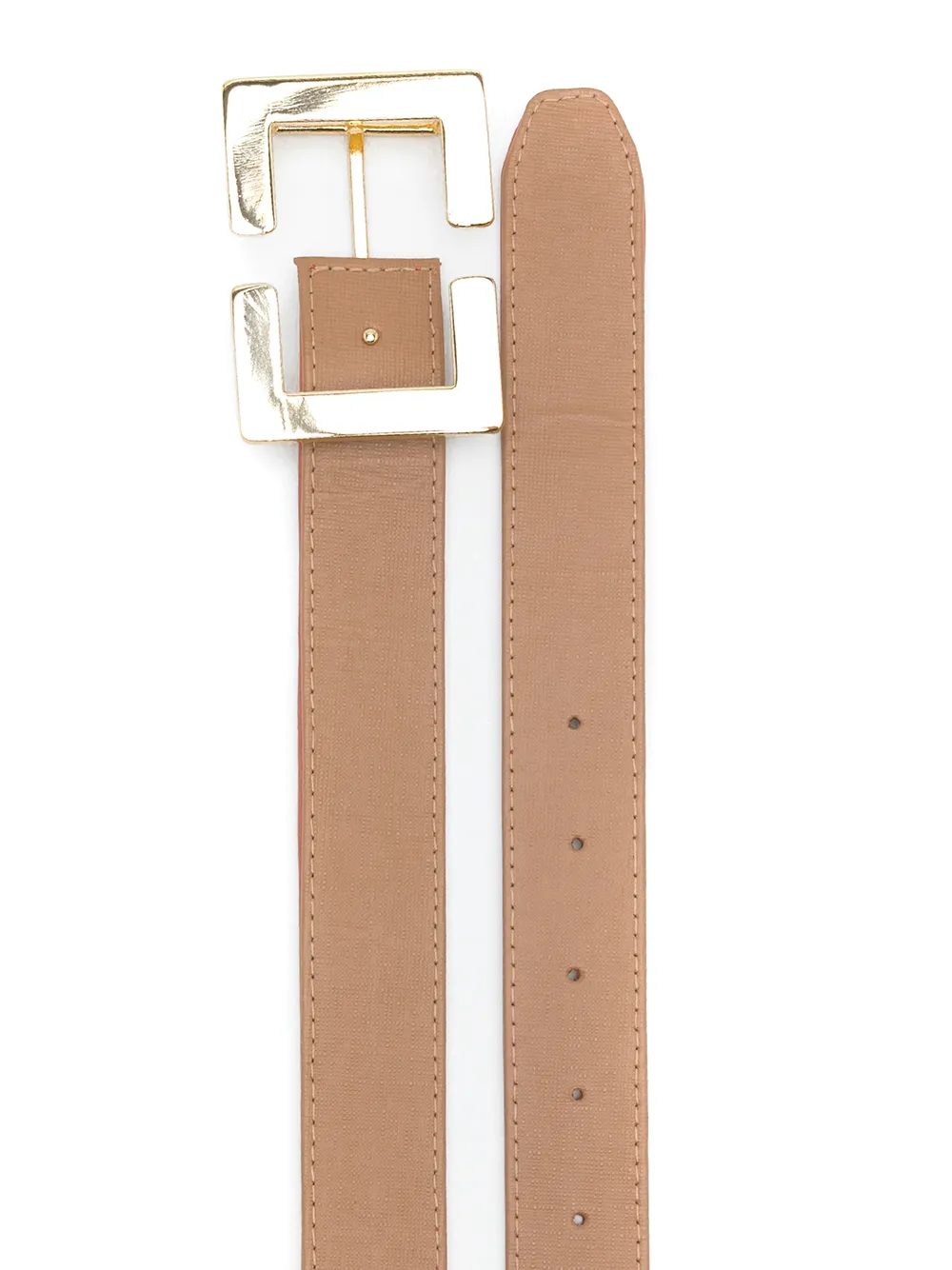 Sarah Chofakian Leren riem - Bruin