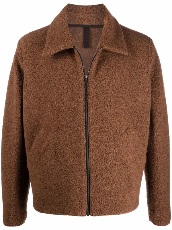 Shearling zip up jacket Clearance