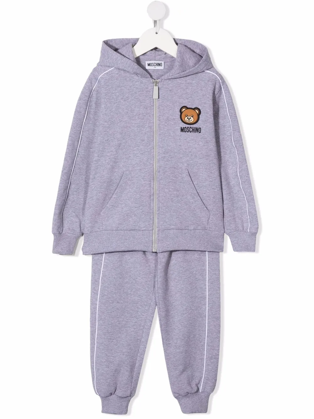 фото Moschino kids спортивный костюм с нашивкой teddy bear