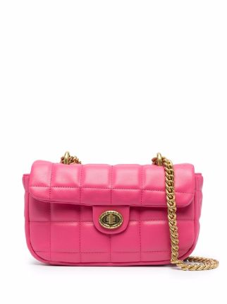 versace jeans quilted bag