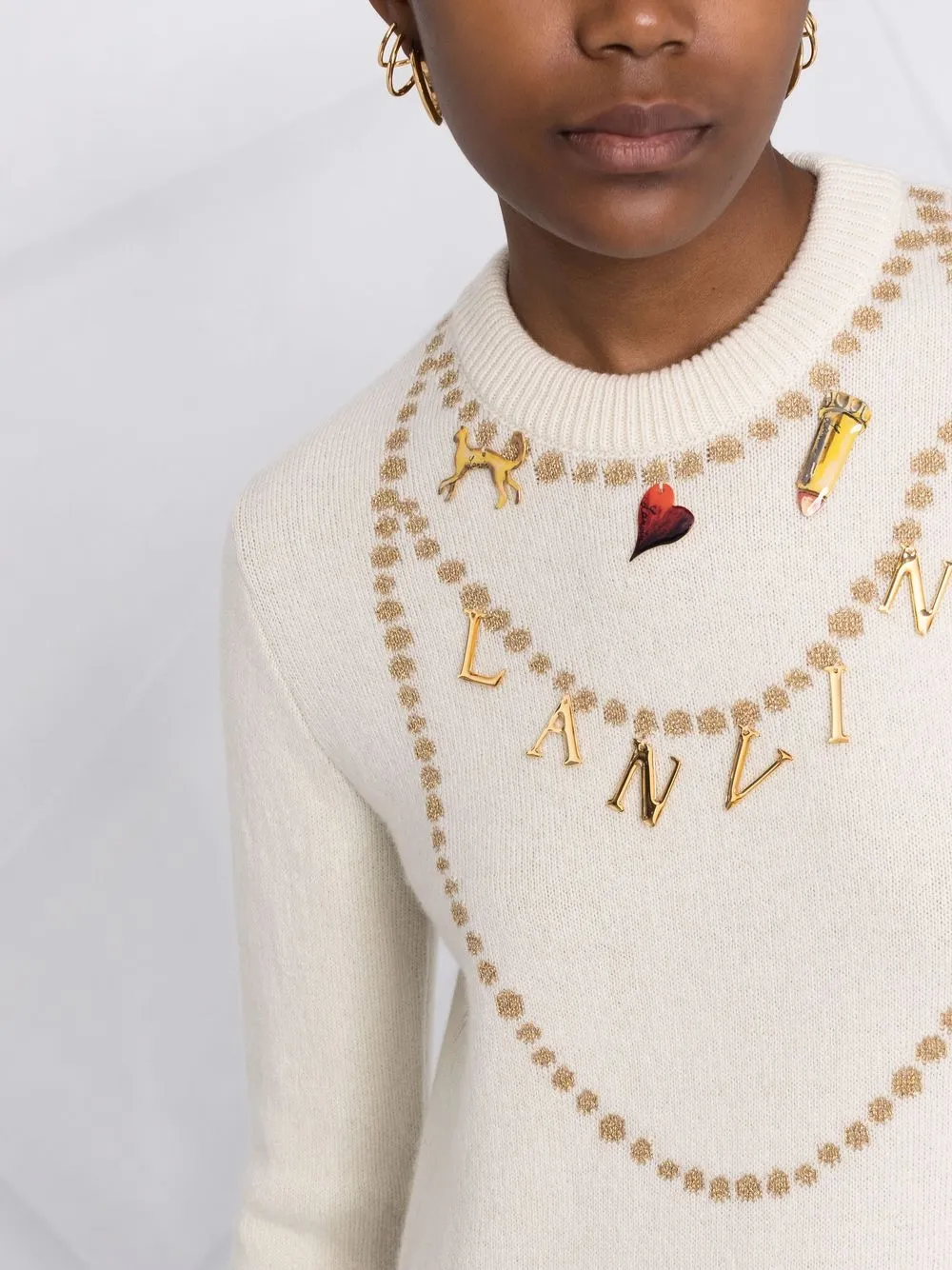 фото Lanvin свитер с логотипом
