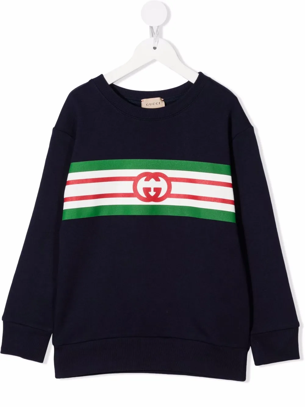 

Gucci Kids suéter con monograma GG - Azul