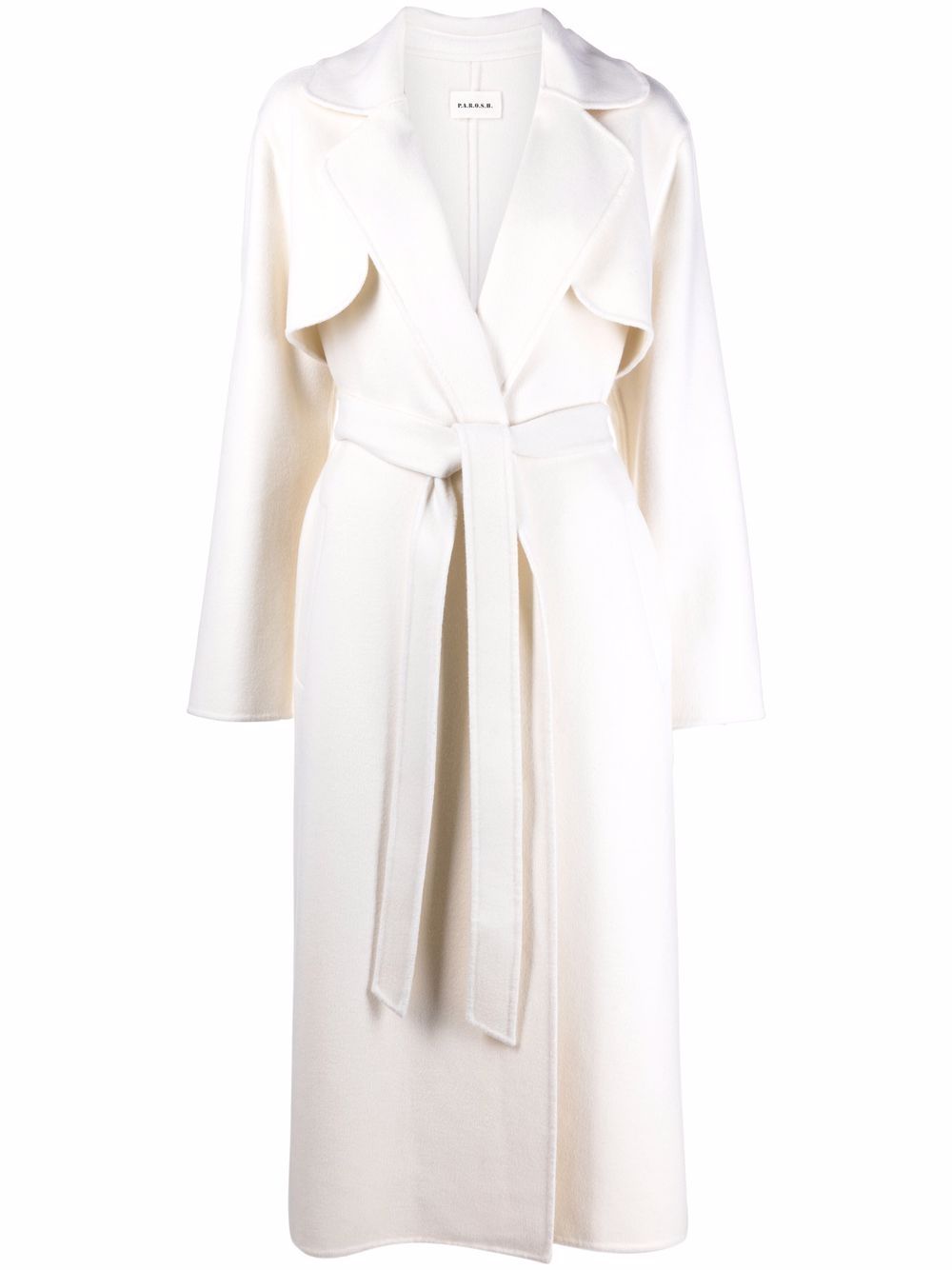 white wool trench coat womens