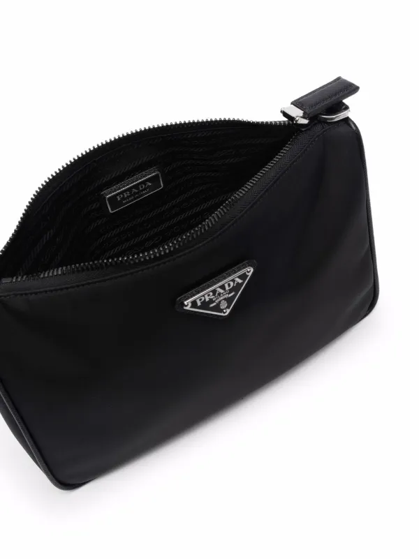 Prada Re-Nylon Crossbody Bag | Black | FARFETCH PL