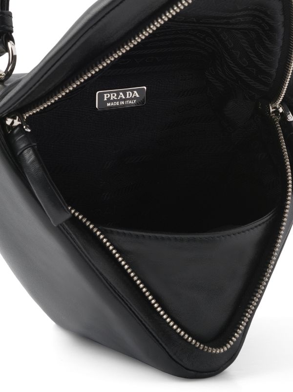 PRADA Black Padded Nappa Tote Bag