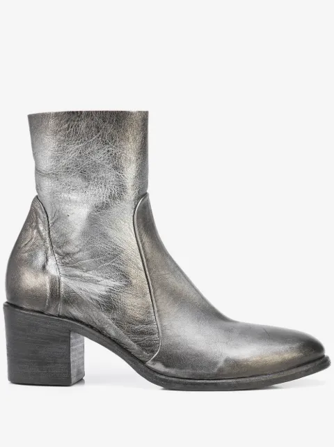 Madison.Maison Ankle boot com efeito metálico