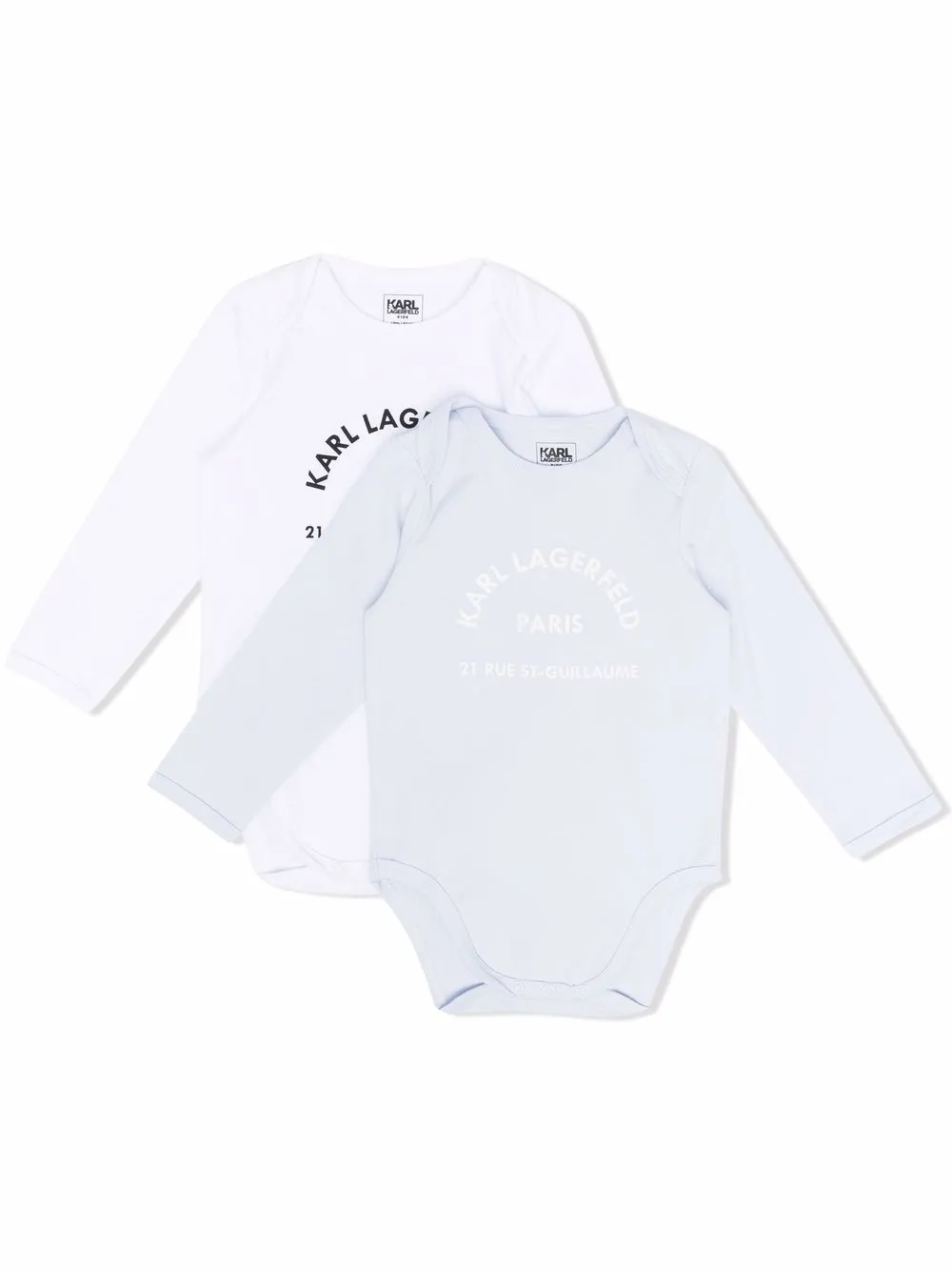 Karl Lagerfeld Kids комплект из двух боди с логотипом