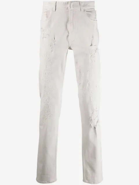 Givenchy distressed-effect slim-fit jeans