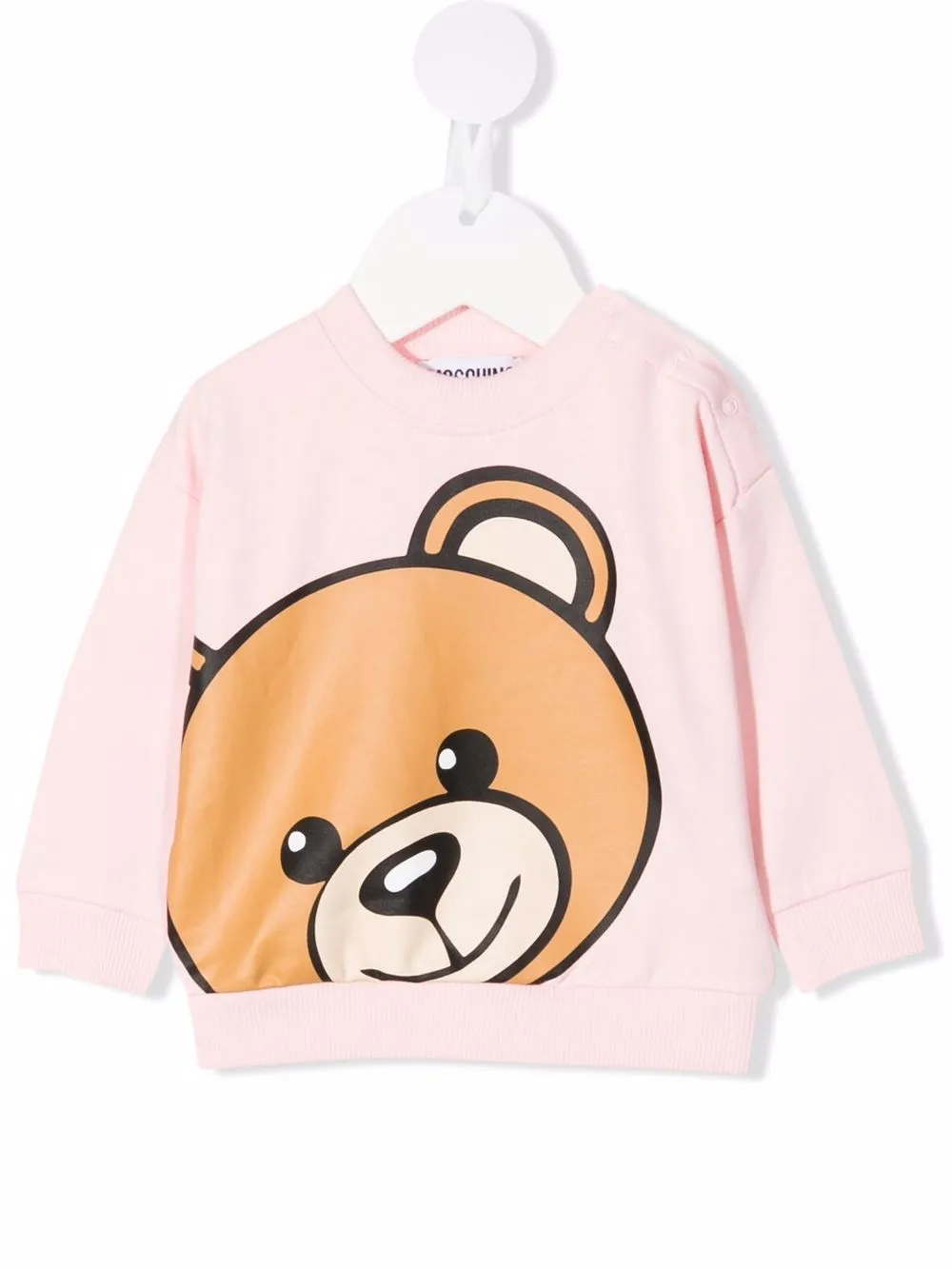 фото Moschino kids свитер с принтом teddy bear