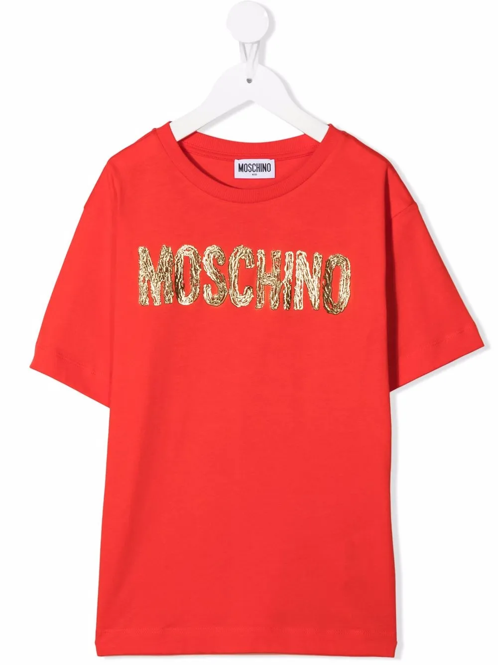 фото Moschino kids футболка с логотипом