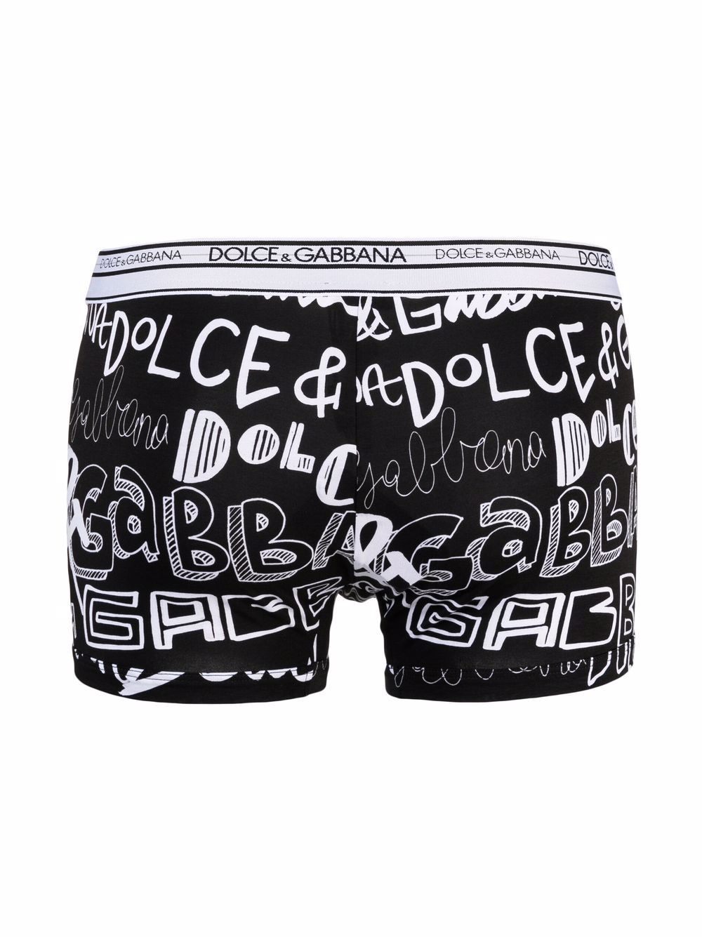 Dolce & Gabbana Boxershorts met logoprint - Zwart