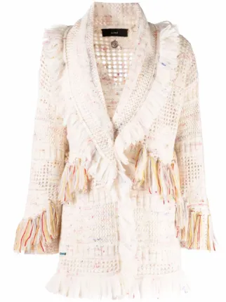 tassel knit cardigan