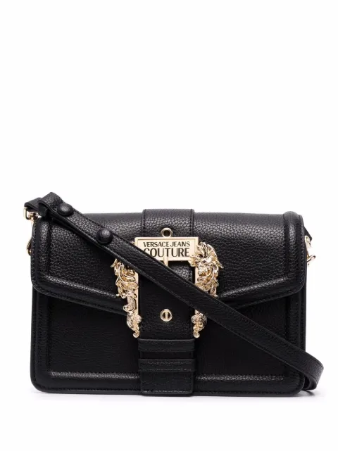 Versace Jeans Couture Bolsa de ombro com fechamento por fivela