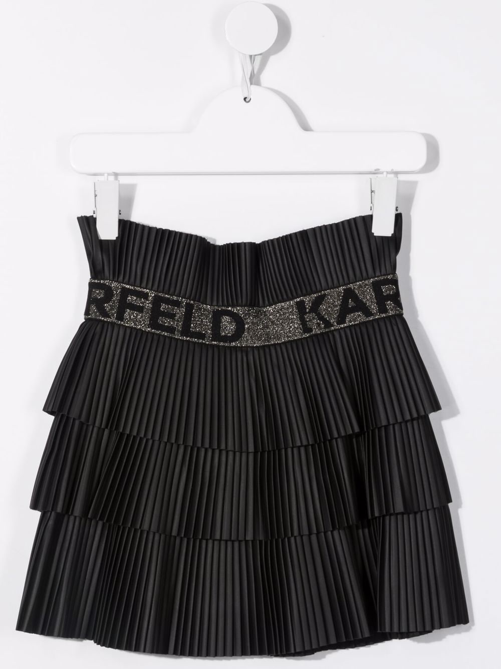 фото Karl lagerfeld kids плиссированная юбка с логотипом