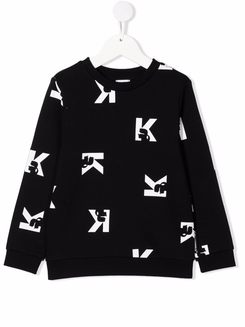 фото Karl lagerfeld kids толстовка с логотипом