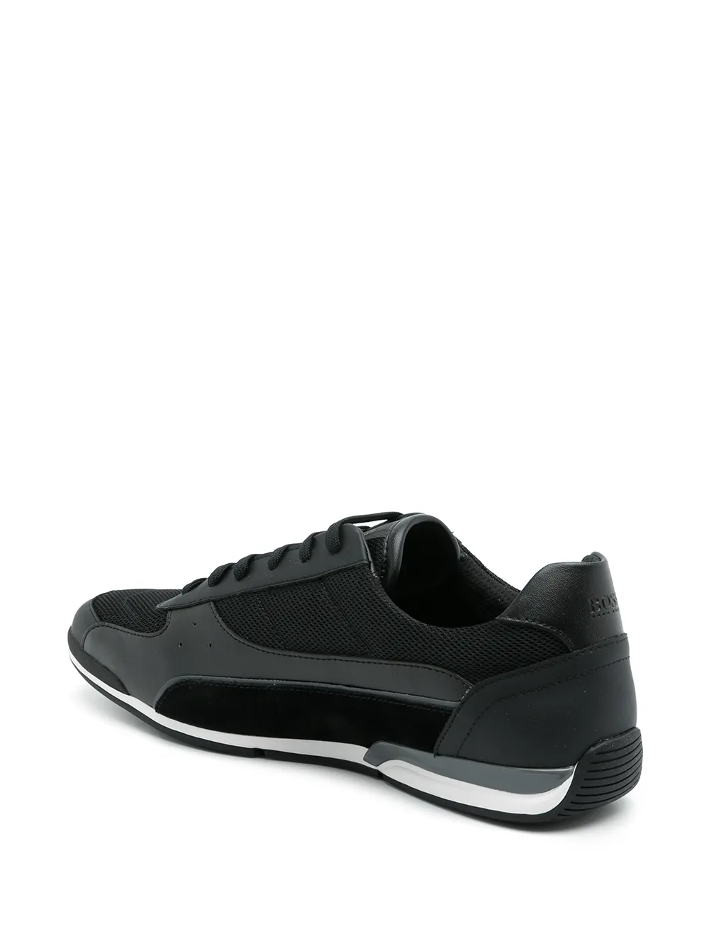 HUGO Satum low-top sneakers Zwart